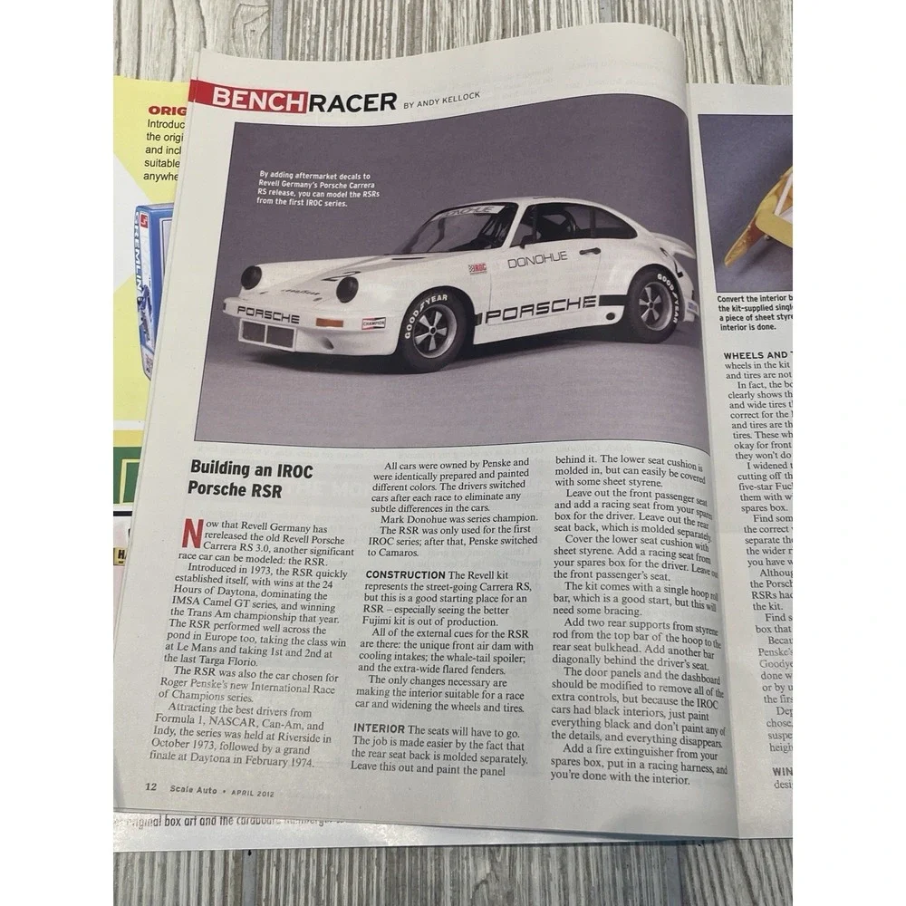 Scale Auto Magazine April 2012 Model Car Enthusiast Hemi Funny Car Engines